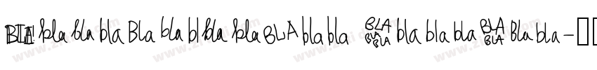 NesobriteW00 CondBla字体转换